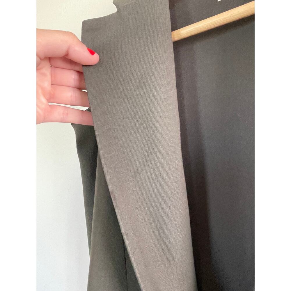 BOSTON PROPER Beyond Travel Collection olive green cold shoulder cutout blazer - Picture 4 of 11